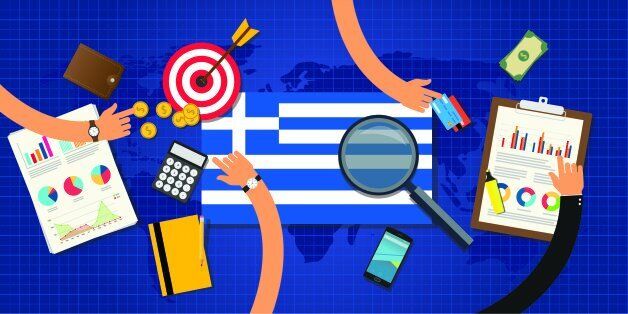 greek or greece economy and economical crisis and financial situation