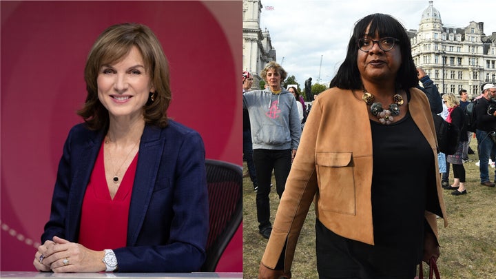 Fiona Bruce and Diane Abbott