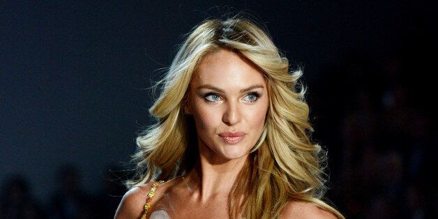 Model Candice Swanepoel walks the runway wearing the $10 million Royal Fantasy Bra during the 2013 Victoria's Secret Fashion Show at the 69th Regiment Armory on Wednesday, Nov. 13, 2013 in New York. (Photo by Evan Agostini/Invision/AP)