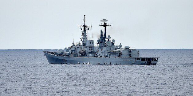 The Italian navy destroyer Luigi Durand De La Penne which is part of the European external action service Eunavfor-med is seen on October 1, 2015 in the Mediterranean Sea. Eunavfor-med undertakes systematic efforts to identify, capture and dispose of vessels as well as enabling assets used or suspected of being used by migrant smugglers or traffickers in the southern central Mediterranean. AFP PHOTO / ALBERTO PIZZOLI (Photo credit should read ALBERTO PIZZOLI/AFP/Getty Images)