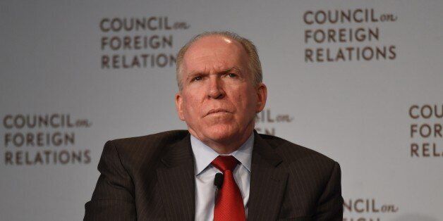 Central Intelligence Agency(CIA) Director John Brennan pauses before speaking at the Council on Foreign Relations March 13, 2015 in New York. AFP PHOTO/DON EMMERT (Photo credit should read DON EMMERT/AFP/Getty Images)