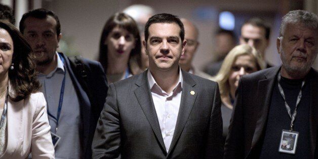 Greek Prime Minister Alexis Tsipras arrives for a press conference on March 20, 2015 at the end of a European Union summit at the EU Council building in Brussels. AFP PHOTO / ALAIN JOCARD (Photo credit should read ALAIN JOCARD/AFP/Getty Images)