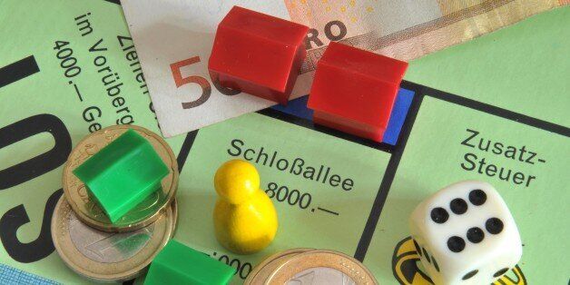 (GERMANY OUT) Monopoly Game, field Schlossalle and supplementary tax (Photo by SchÃ¶ning/ullstein bild via Getty Images)