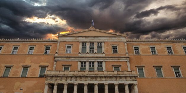 Parliament Building at Capital Cities Athens Greece