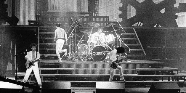 (GERMANY OUT) Queen - Rockband, GB - Konzert in Bruessel (Photo by Brill/ullstein bild via Getty Images)