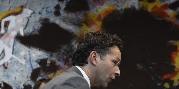 Eurogroup president Jeroen Dijsselbloem arrives for aSPD parliamentary group meeting in Berlin on July 16, 2015 the day before German lawmakers vote in the Bundestag on entering into negotiations on the new aid package for Greece. AFP PHOTO / TOBIAS SCHWARZ (Photo credit should read TOBIAS SCHWARZ/AFP/Getty Images)