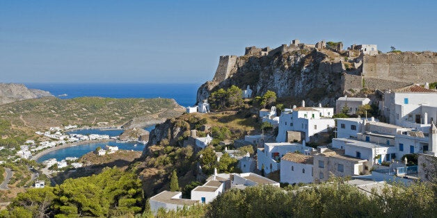 Castle in island of Kythera-Greece.