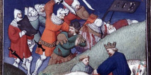 Η μάχη του Μαντζικέρτ από γαλλική μινιατούρα του 15ου αιώνα
