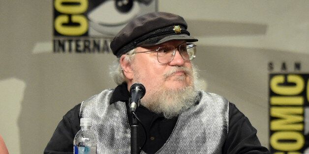 SAN DIEGO, CA - JULY 25: Writer George R.R. Martin attends HBO's 'Game Of Thrones' panel and Q&A during Comic-Con International 2014 at San Diego Convention Center on July 25, 2014 in San Diego, California. (Photo by Kevin Winter/Getty Images)