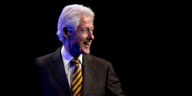 Former President Bill Clinton smiles after speaking at the NAACP's 106th Annual National Convention, Wednesday, July 15, 2015, in Philadelphia. (AP Photo/Matt Rourke)