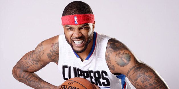 LOS ANGELES, CA - JULY 21: Josh Smith #5 of the Los Angeles Clippers poses for a portrait at STAPLES Center on July 21, 2015 in Los Angeles, California. NOTE TO USER: User expressly acknowledges and agrees that, by downloading and/or using this Photograph, user is consenting to the terms and conditions of the Getty Images License Agreement. Mandatory Copyright Notice: Copyright 2015 NBAE (Photo by Andrew D. Bernstein/NBAE via Getty Images)