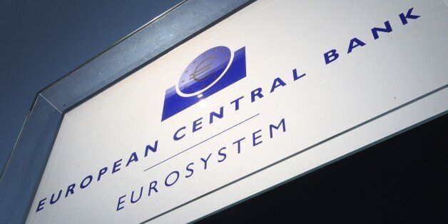 The headquarters of the European Central Bank (ECB) is seen in Frankfurt am Main, central Germany, on July 6, 2015. All eyes were on the European Central Bank following the resounding 'No' in the Greek referendum, with the ECB seen as the only institution capable of calming market panic and preventing the Greek economy from collapsing. AFP PHOTO / DANIEL ROLAND (Photo credit should read DANIEL ROLAND/AFP/Getty Images)