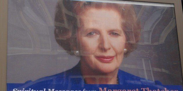 Poster in Margaret Street, London, offering Spiitual Messages from Maggie!