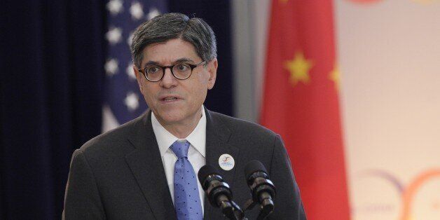US Secretary of the Treasury Jacob J. Lew speaks at the seventh US-China Strategic and Economic Dialogue at the US State Department in Washington DC, June 23, 2015. AFP PHOTO/CHRIS KLEPONIS (Photo credit should read CHRIS KLEPONIS/AFP/Getty Images)