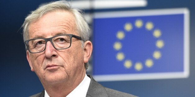 EU Commission President Jean Claude Juncker gives a press conference at the end of the first of the two days of European Council on June 26, 2015 at the EU headquarters in Brussels. AFP PHOTO / MARTIN BUREAU (Photo credit should read MARTIN BUREAU/AFP/Getty Images)