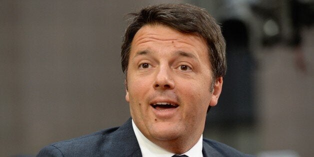 Italy's Prime Minister Matteo Renzi arrives for an emergency Eurogroup finance ministers' meeting on Greece at the European Council in Brussels, on June 22, 2015. AFP PHOTO / THIERRY CHARLIER (Photo credit should read THIERRY CHARLIER/AFP/Getty Images)