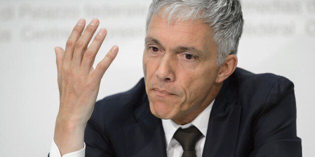 Swiss attorney General Michael Lauber attends a press conference on June 17, 2015 in Bern. Swiss authorities are investigating the 2010 FIFA vote that awarded the 2018 World Cup to Russia and the 2022 tournament to Qatar. AFP PHOTO / FABRICE COFFRINI (Photo credit should read FABRICE COFFRINI/AFP/Getty Images)