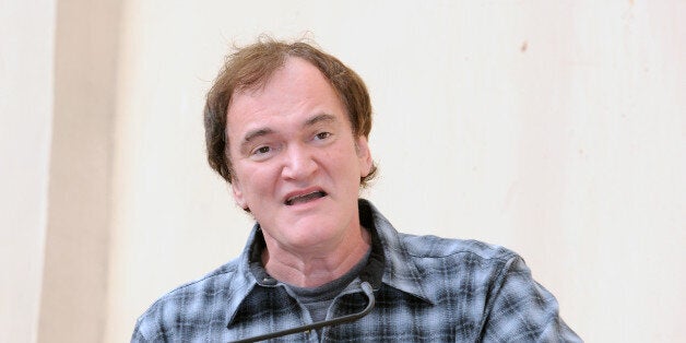 HOLLYWOOD, CA - DECEMBER 01: Director Quentin Tarantino attends the Hollywood Walk of Fame dedication for actor Christoph Waltz on December 1, 2014 in Hollywood, California. (Photo by Albert L. Ortega/Getty Images)