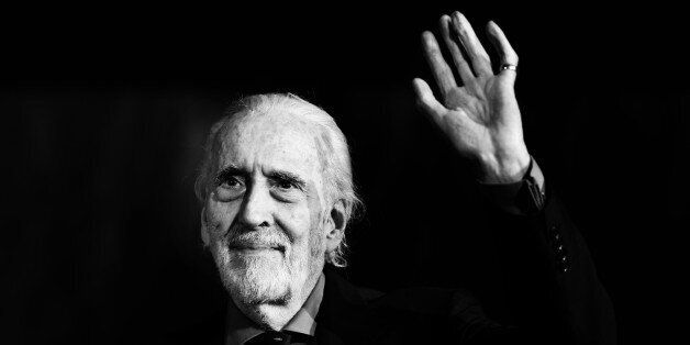 LOCARNO, SWITZERLAND - AUGUST 07: (EDITORS NOTE: This image was processed using digital filters) Sir Christopher Lee attends 66th Locarno Film Festival opening ceremony on August 7, 2013 in Locarno, Switzerland. (Photo by Vittorio Zunino Celotto/Getty Images)