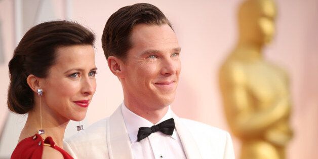 HOLLYWOOD, CA - FEBRUARY 22: Director Sophie Hunter and actor Benedict Cumberbatch attends the 87th Annual Academy Awards at Hollywood & Highland Center on February 22, 2015 in Hollywood, California. (Photo by Christopher Polk/Getty Images)
