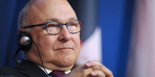 French Finance Minister Michel Sapin listens while attending the 2015 International Economic Forum Latin America and the Caribbean at the Ministry of Economy in Paris on June 5, 2015. AFP PHOTO / ERIC PIERMONT (Photo credit should read ERIC PIERMONT/AFP/Getty Images)