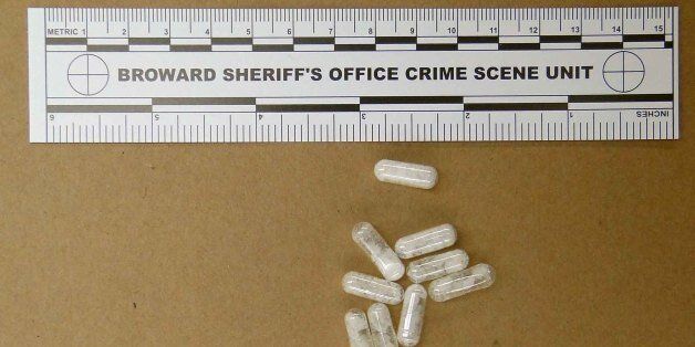 confiscated vials of flakka