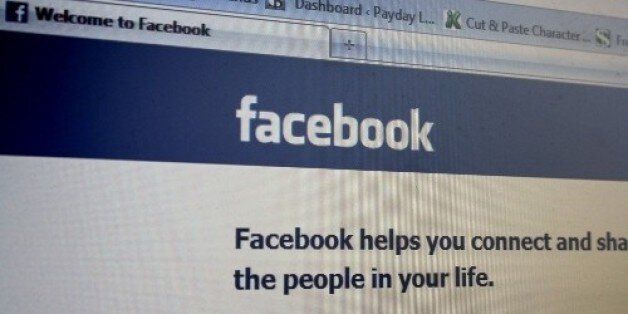 The Facebook login as seen in December 2010