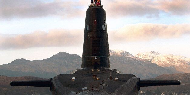 HMS Victorious, one of the Royal Navy's four strategic missile submarines, departs her home port at HM Naval Base Clyde at Faslane in Scotland today (13 January 2005) for her major refit which will take place at Devonport, Plymouth. Victorious and her sister submarines provide the UK's national deterrent and can carry up to 16 Trident nuclear missiles.