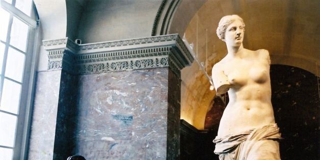 Aphrodite of Milos, aka Venus de Milo, in the Louvre. I looked everywhere for the corresponding Gummi version, but no luck.