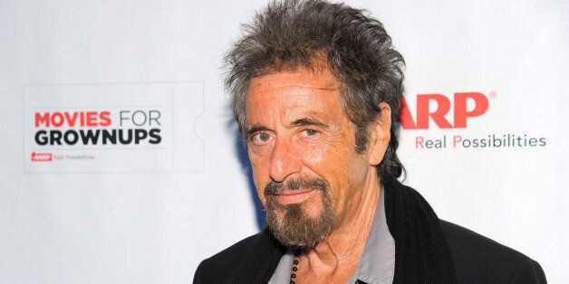 IMAGE DISTRIBUTED FOR AARP - Al Pacino arrives at the AARP Movies for Grownups Film Showcase at Regal Cinemas L.A. LIVE on Thursday, November 6, 2014 in Los Angeles. (Photo by Vince Bucci/Invision for AARP/AP Images)