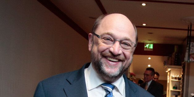 MUNICH, GERMANY - FEBRUARY 06: Martin Schulz, president of the European parliament attends a dinner reception at the Kaefer restaurant that coincides with the Munich Security Conference on February 6, 2015 in Munich, Germany. The 51st Munich Security Conference (MSC) is taking place from February 6-8. (Photo by Johannes Simon/Getty Images)