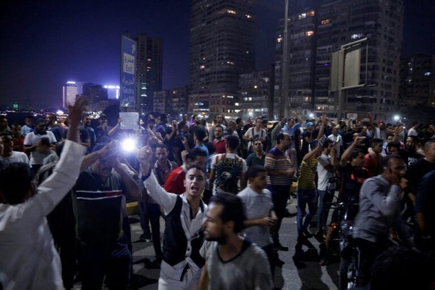 Demonstrations are extremely rare in Egypt after the government effectively banned protests following...