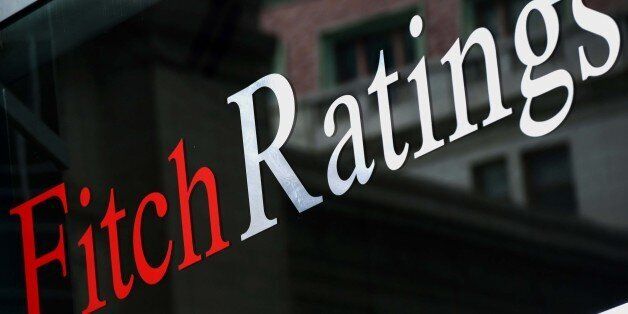 NEW YORK, USA - OCTOBER 16: Fitch Ratings, the third-largest debt ratings firm, placed a 'negative ratings watch' on the US citing political brinkmanship on October 15. After sixteen days of a government shutdown, and with just a day before the US risked defaulting on its debt, the US Congress voted to end the government shutdown on October 16. (Photo by Cem Ozdel/Anadolu Agency/Getty Images)