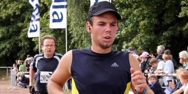 FRANKFURT, GERMANY - SEPTEMBER 13: In this photo released today, co-pilot of Germanwings flight 4U9525 Andreas Lubitz participates in the Airport Hamburg 10-mile race on September 13, 2009 in Hamburg, Germany. Lubitz is suspected of having deliberately piloted Germanwings flight 4U 9525 into a mountain in southern France on March 24, 2015 and killing all 150 people on board, including himself, in the worst air disaster in Europe in recent history. (Photo by Getty Images)