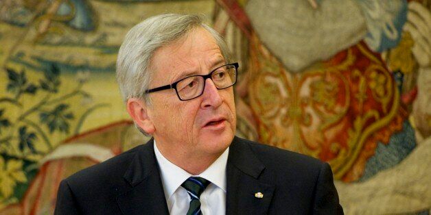 MADRID, SPAIN - MARCH 05: King Felipe VI of Spain (not pictured) receives the President of the European Commission Jean-Claude Juncker at Zarzuela Palace on March 5, 2015 in Madrid, Spain. (Photo by Juan Naharro Gimenez/Getty Images)