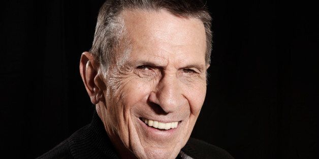 FILE - In this April 26, 2009 file photo, actor Leonard Nimoy poses for a portrait in Beverly Hills, Calif. Nimoy, famous for playing officer Mr. Spock in âStar Trekâ died Friday, Feb. 27, 2015 in Los Angeles of end-stage chronic obstructive pulmonary disease. He was 83. (AP Photo/Matt Sayles, File)