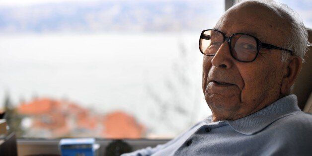ISTANBUL, TURKEY: This file photo dated January 20, 2008 shows Turkish author Yasar Kemal, who died at the age of 92 on 28th of February 2015 due to a cardiac arrhythmia and difficulty breathing, is seen at his home in Cengelkoy Neighborhood of Uskudar district in Istanbul. Yasar Kemal was taken to Istanbul University Medical Faculty Hospital on Wednesday, January 14, 2015 and had been on a respirator in the intensive care unit. The writer is a leading Turkish author whose works have been publis