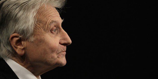 Former president of the European Central Bank (ECB) Jean-Claude Trichet poses while taking part in the 'Positive Economy Forum' on September 24, 2014 in Le Havre, western France. AFP PHOTO / CHARLY TRIBALLEAU (Photo credit should read CHARLY TRIBALLEAU/AFP/Getty Images)