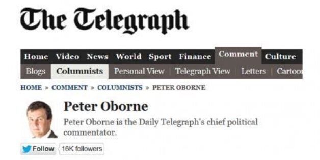 Η Telegraph εξαπάτησε τους αναγνώστες της σχετικά με την HSBC, λέει ο πρώην επικεφαλής πολιτικός σχολιαστής