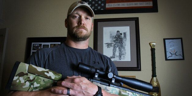 Chris Kyle, a retired Navy SEAL and bestselling author of the book 'American Sniper: The Autobiography of the Most Lethal Sniper in U.S. Military History', holds a .308 sniper rifle in this April 6, 2012, file photo. Kyle was one of two people reported killed on the gun range at Rough Creek Lodge near Glen Rose, Texas, Saturday, February 2 2013. (Paul Moseley/Fort Worth Star-Telegram/MCT via Getty Images)