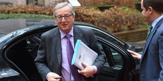 European Commission President Jean-Claude Juncker arrives to attend a Eurogroup finance ministers meeting at the European Council in Brussels, on January 26, 2015. AFP PHOTO / EMMANUEL DUNAND (Photo credit should read EMMANUEL DUNAND/AFP/Getty Images)