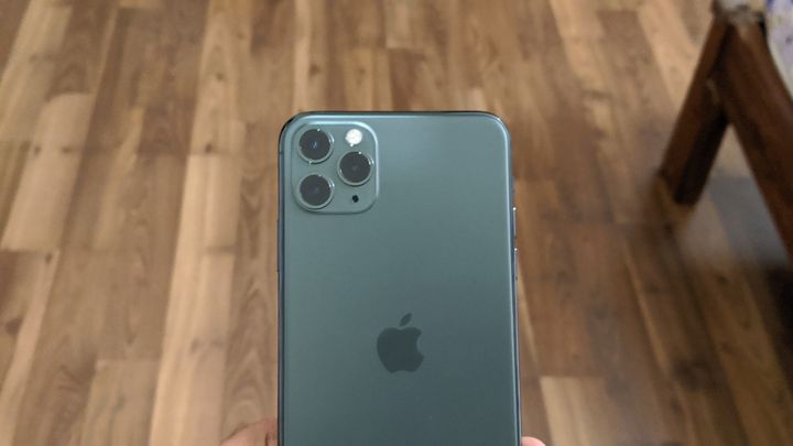 The back face of the iPhone 11 Pro Max.