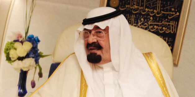 CAIRO, EGYPT - (ARCHIVE) A file photo dated 21 June 2014 shows Saudi King Abdullah bin Abdelaziz in Cairo, Egypt. Saudi King Abdullah (90) who has ben recently suffered lung infection, has passed away and his Crown Prince Salman has been declared the new monarch. In a statement carried by the Saudi TV in the early hours of Friday, the Saudi Royal Court announced the death of King Abdullah. (Photo by Egyptian Presidency/Pool/Anadolu Agency/Getty Images)