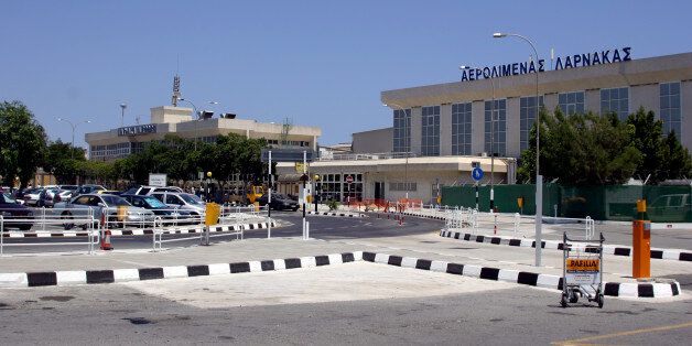 Larnaka International Airport -- fortunately, they're building a new one. The customs hall isn't air conditioned, and when I went through the agents weren't in a big hurry to get people through to baggage claim (which is).