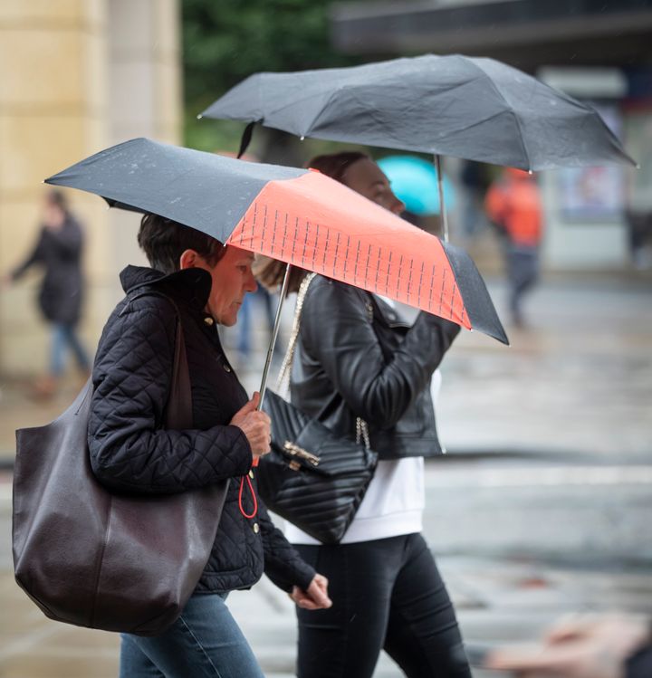 According to the Met, some parts of the country could see up to 70mm of rain 