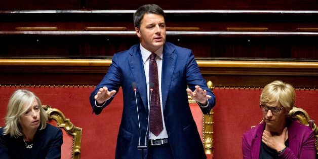 Renzi in Senato