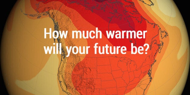 This NASA visualization for the National Climate Assessment released on May 6 shows how average temperatures in the U.S. will increase 5 to 10 degrees Fahrenheit by the end of the century if carbon dioxide emissions continue current trends. It is based on a NOAA analysis of climate model data. The National Climate Assessment is specifically focused on providing information about the impacts of climate change on the U.S. NASA supports this effort and contributes a global perspective through its