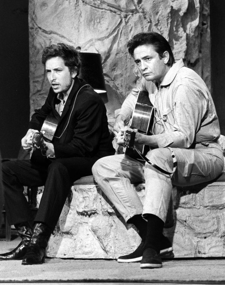 Μπομπ Ντίλαν και Τζόνι Κας. 7 Ιουνίου 1969, στο The Johnny Cash Show