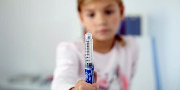 Treating Diabetes In A Child. (Photo by: BSIP/UIG via Getty Images)
