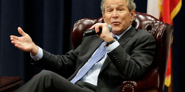 Former President George W. Bush discusses his new book